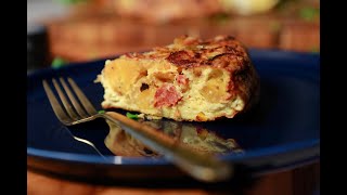 How to make Spanish Omelette Miami style  Chef Chris Valdes [upl. by Jobyna470]