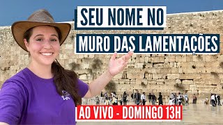 ISRAEL COM ALINE AO VIVO DE JERUSALEM Domingo as 13h [upl. by Bary346]