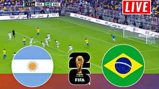 Argentina vs Brazil Live Score Ruslt football  FIFA World Cup Qualifiers  আর্জেন্টিনা বনাম ব্রাজিল [upl. by Zandra]