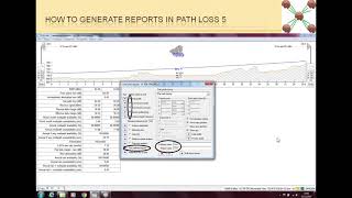 How to generate Reports in Path Loss 5 [upl. by Dj823]