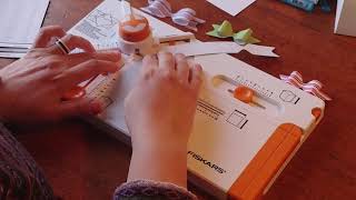 Fiskars Boxmaker How to Make Paper Bows [upl. by Zullo]