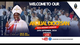 ANNUAL DIOCESAN MASS WEDDING 2024 AT NAMIREMBE CATHEDRAL  PART 2 [upl. by Lindi]