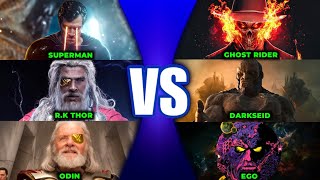 Rune King Thor vs Darkseid Superman Vs Ghost Rider Odin Vs Ego  IN HINDI [upl. by February]