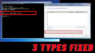 No drivers were foundClick load driver to provide a mass storage driver for installation [upl. by Lichter]