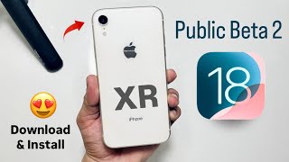 iOS 18 Public Beta 2 on iPhone XR  How to Update iOS 18 Public Beta 2 on iPhone XR [upl. by Nettie551]