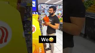 Dietitian Aqsa Husband wife funny😂video at dubai Mall dietitianaqsatrendingshortsfunnycouple [upl. by Llydnek]