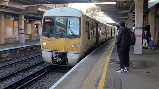 376024376008 arriving and leaving Woolwich Arsenal [upl. by Eecats833]