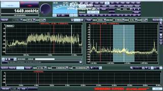 BSKSA ＆ VOIRI 1449kHz MW DX 21 Oct 2012 1700UTC [upl. by Eixor]