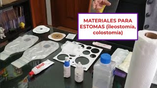 MATERIALES PARA ESTOMAS ileostomía colostomía [upl. by Tevlev]