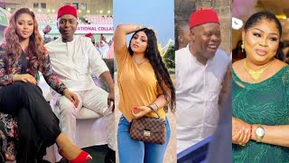 Regina Daniels Nneamakas mother Rita Daniels Unusual birthday celebration with Reginas father [upl. by Nylecsoj]