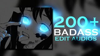 200 badass edit audios because you need them💖🔥 [upl. by Edniya]