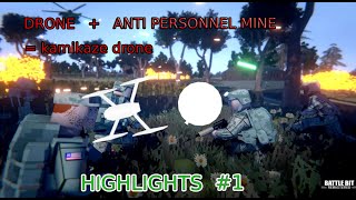 DRONE  ANTI PERSONNEL MINE  kamikaze drone IN BATTLEBIT REMASTERED  Highlights 1 [upl. by Rohn]