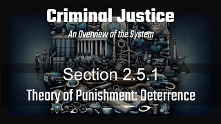 Section 251 Theory of Punishment Deterrence [upl. by Kciwdahc]