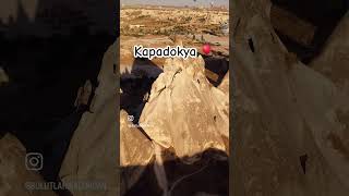 Kapadokya balon 🎈 dronevideo travel kapadokya cappadocia peribacaları göreme [upl. by Uaerraj]