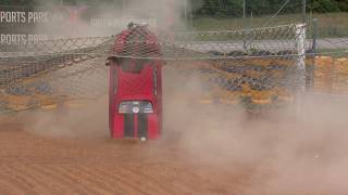 Pro Mod driver Mike Bowmans parachutes failed during qualifying at St Louis [upl. by Opportina]