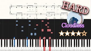 Cloudless  Yorushika  Hard Piano Tutorial  Sheets【Piano Arrangement】 [upl. by Erroll]