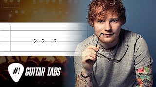 Eminem  River ft Ed Sheeran Guitar Tab tutorial [upl. by Fisk292]