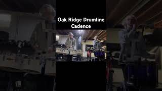 Oak Ridge Drumline Cadence marchingsnare marchingband band snaredrum drumline drums marching [upl. by Marra]