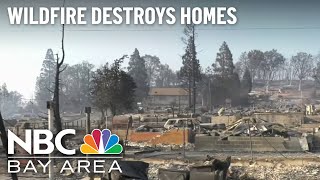 Mill Fire in Northern California Destroys 100 Homes Other Buildings [upl. by Wasserman]