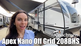 Coachmen RVApex Nano OffGrid208BHS [upl. by Wilbert708]