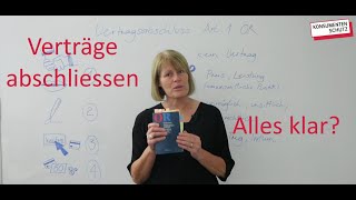 Verträge abschliessen  Alles klar [upl. by Engedus]