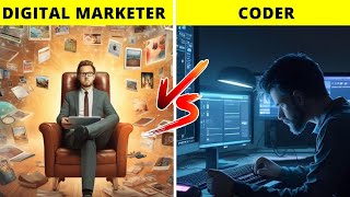 Digital Marketing vs Coding which is better in 2024  ✅ Prakashbhaiya1 [upl. by Averill]