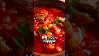 Food inspiration  authentic Ukrainian borscht for a cold winter day food shorts cooking ukraine [upl. by Benedicto]