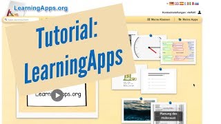 Tutorial LearningApps – Wie arbeite ich mit einer Klasse [upl. by Farron]