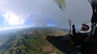 Malvern Hills XC 44KM paragliding Grupa 303 [upl. by Teresita370]