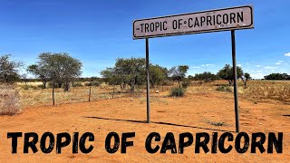 Tropic of Capricorn road signs in Namibia southern Africa [upl. by Bibeau211]