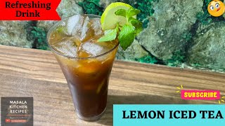 Iced tea home  lipton iced tea recipe  lemon iced tea recipe at home [upl. by Rhiamon]