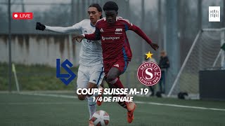 FC LausanneSport  Servette FC  14 de finale Coupe Suisse M19 [upl. by Navillus]