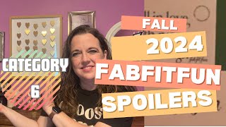 FabFitFun Fall 2024 Customization 6 Full Spoilers [upl. by Dlorag]