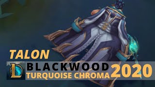 Blackwood Talon Turquoise Chroma 2020  League Of Legends [upl. by Manville]