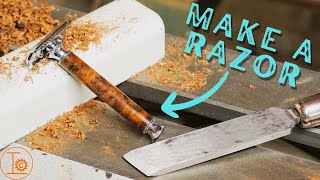 DIY Make a Safety Razor [upl. by Naashom]