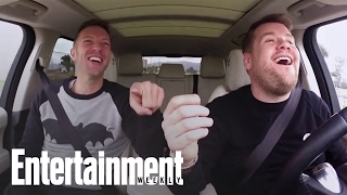 James Corden Talks Carpool Karaoke at EW Cover Shoot  Entertainment Weekly [upl. by Ainel]