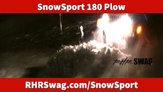 Home Plow works on Front or Rear Mount Hitch  SnowSport 180 Snowplow [upl. by Martreb]