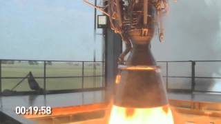 SpaceX Testing Merlin 1D Engine Firing [upl. by Ashmead275]