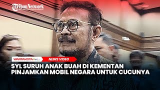 SYL Suruh Anak Buah di Kementan Pinjamkan Mobil Negara untuk Cucunya [upl. by Kalb]