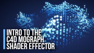 Cinema 4D Tutorial  Intro to the Mograph Shader Effector [upl. by Eelarat]