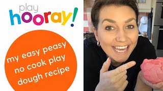 My easy peasy no cook play dough recipe [upl. by Vogele]