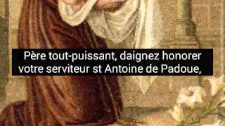 Prière très efficace à Saint Antoine de Padoue [upl. by Goober]