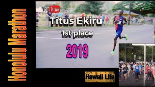 Top Honolulu Marathon finishers 2019 [upl. by Yrahk]