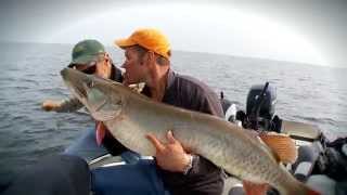 Monster Musky Eats Smallmouth  The Fish of a Lifetime [upl. by Etnoek661]