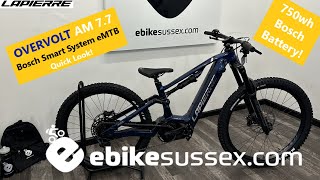 Lapierre Overvolt 77 AM Bosch Smart System Quick Look [upl. by Anivlis]