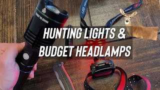 Budget Hunting Headlamps Review and other hunting lights [upl. by Aiuqenehs]