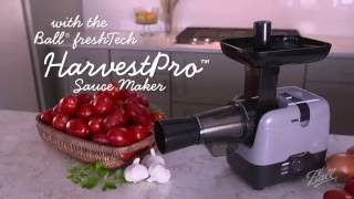 Ball® FreshTECH® HarvestPro Sauce Maker [upl. by Eslek286]