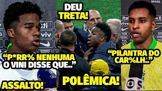 A ACUSAÇÃO GRAVE DE RODRYGO E VINI JR APÓS ENDRICK METER O LOCO NO EMPATE DA SELEÇÃO BRASILEIRA [upl. by Amo]