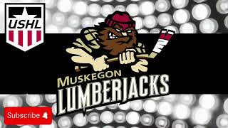 Correct Song Muskegon Lumberjacks Goa Horn 20232025 [upl. by Aillemac]