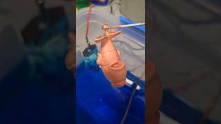 Dipping 3D Print in Copper Solution Electroplating Process3DPrintingCopperPlatingElectroplating [upl. by Laehcar]